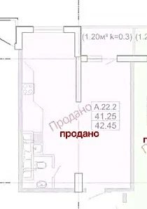 Продаж квартири. 1 room, 42 m², 22 floor/26 floors. 25, Фонтанська дор., Одеса. 