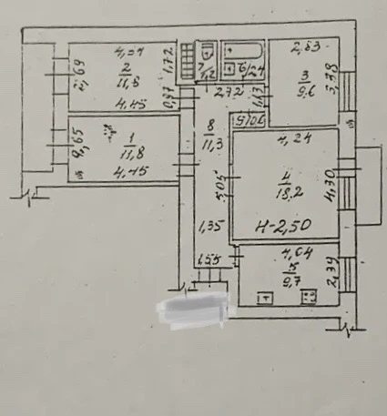 Продаж квартири 4 кімнати, 80 m², 3 пов./9 поверхів. Большой Фонтан / Фонтанская Дорога , Одеса. 