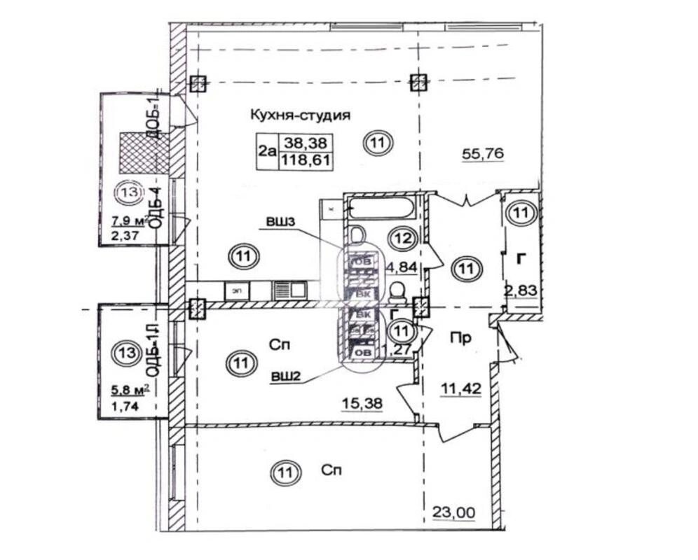 Продаж квартири. 3 rooms, 118 m², 10th floor/12 floors. 13, Отрадная ул., Одеса. 