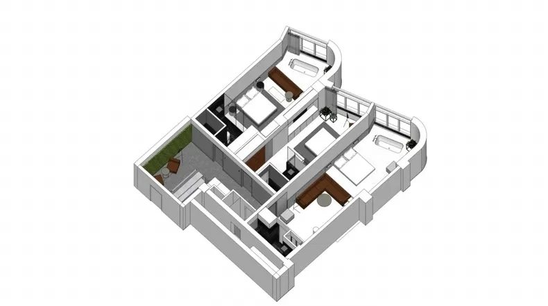 Продаж квартири. 3 rooms, 123 m², 10th floor/20 floors. 2, Мореходный пер., Одеса. 