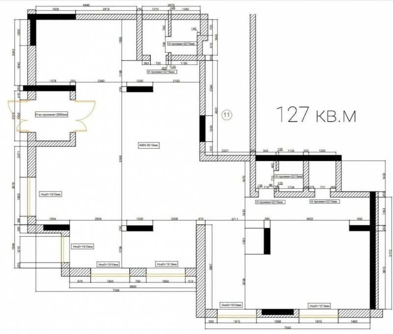 Office for sale. 1 room, 127 m², 1st floor/15 floors. 24, Kudryavska 24, Kyiv. 