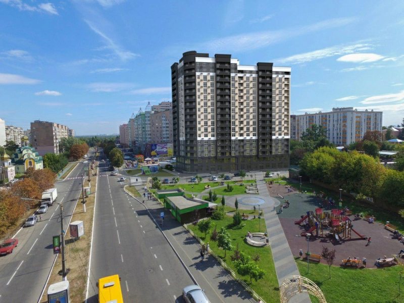 Продажа квартиры. 3 rooms, 93 m², 8th floor/16 floors. 42, Школьная, Вышгород. 
