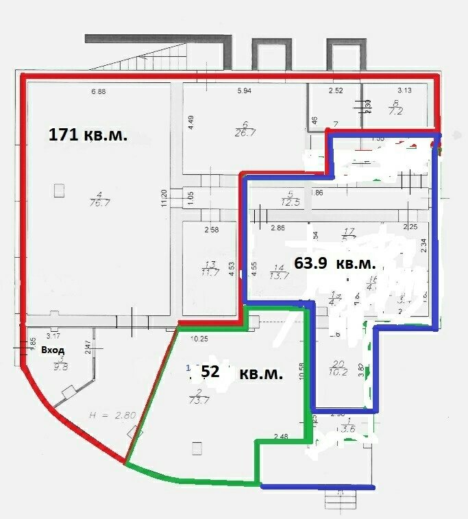 Rent property for production. 68 m², 1st floor/9 floors. 6, Vasylkivska 6, Kyiv. 