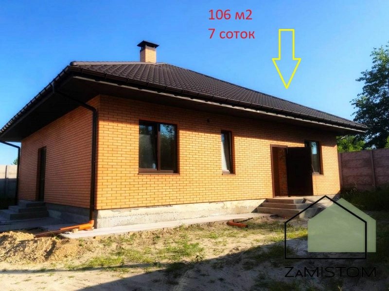 Продажа дома. 106 m². Гнідин, Борисполь. 