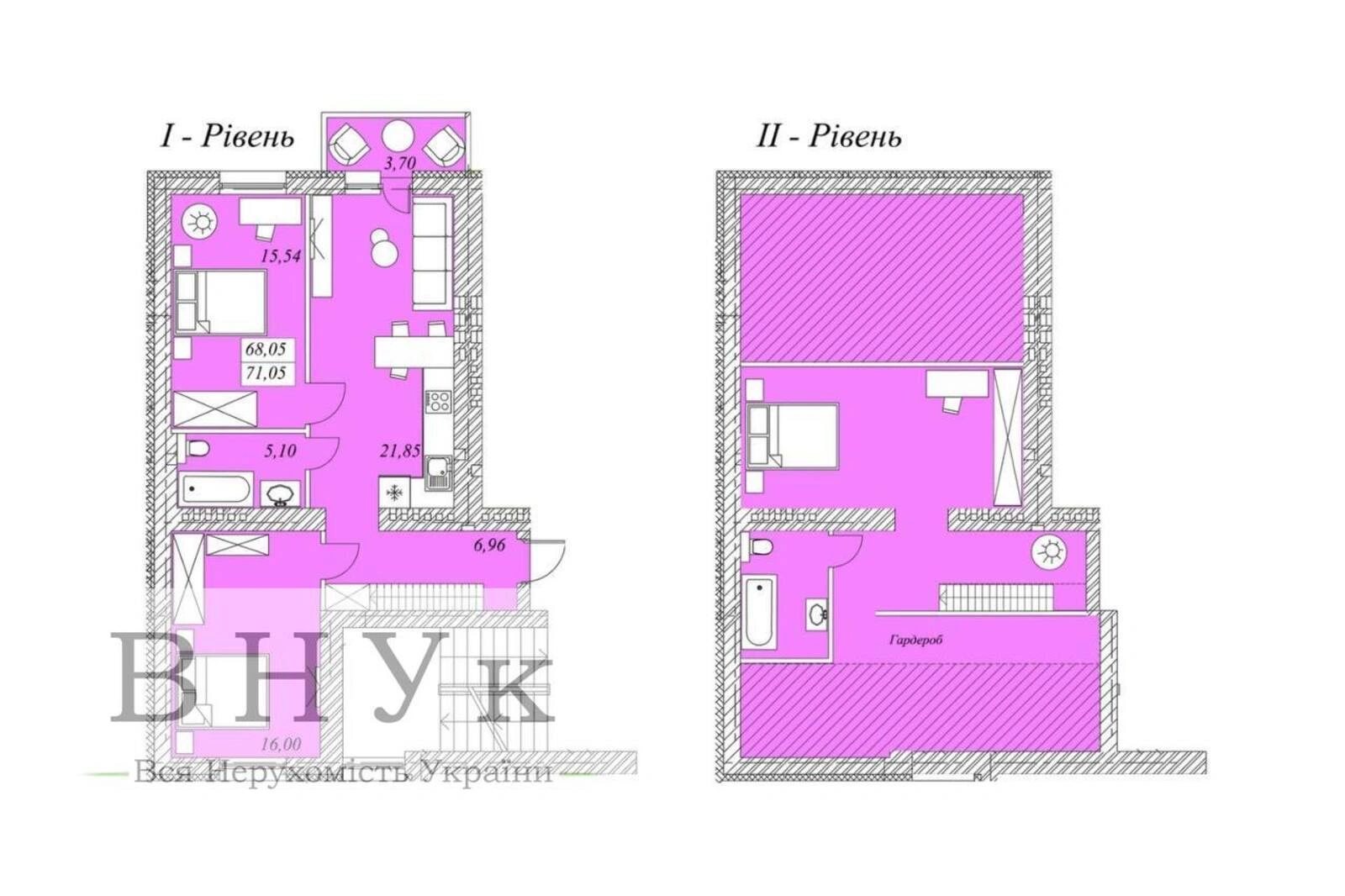 Продаж квартири. 2 rooms, 71 m², 5th floor/5 floors. Петриків / Шептицького вул., Тернопіль. 