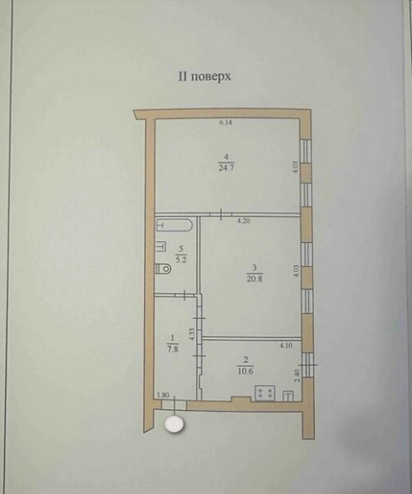 Продаж квартири 2 кімнати, 69 m², 2 пов./3 поверхи. Центр, Тернопіль. 