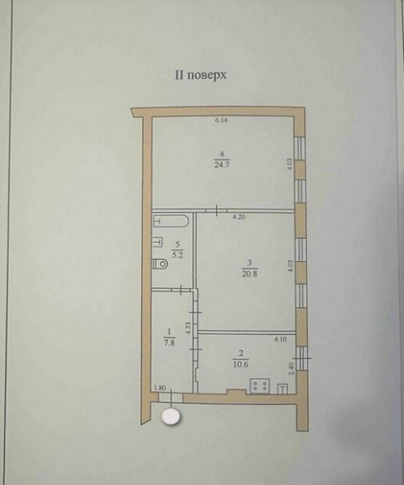 Продаж квартири. 2 rooms, 69 m², 2nd floor/3 floors. Центр, Тернопіль. 