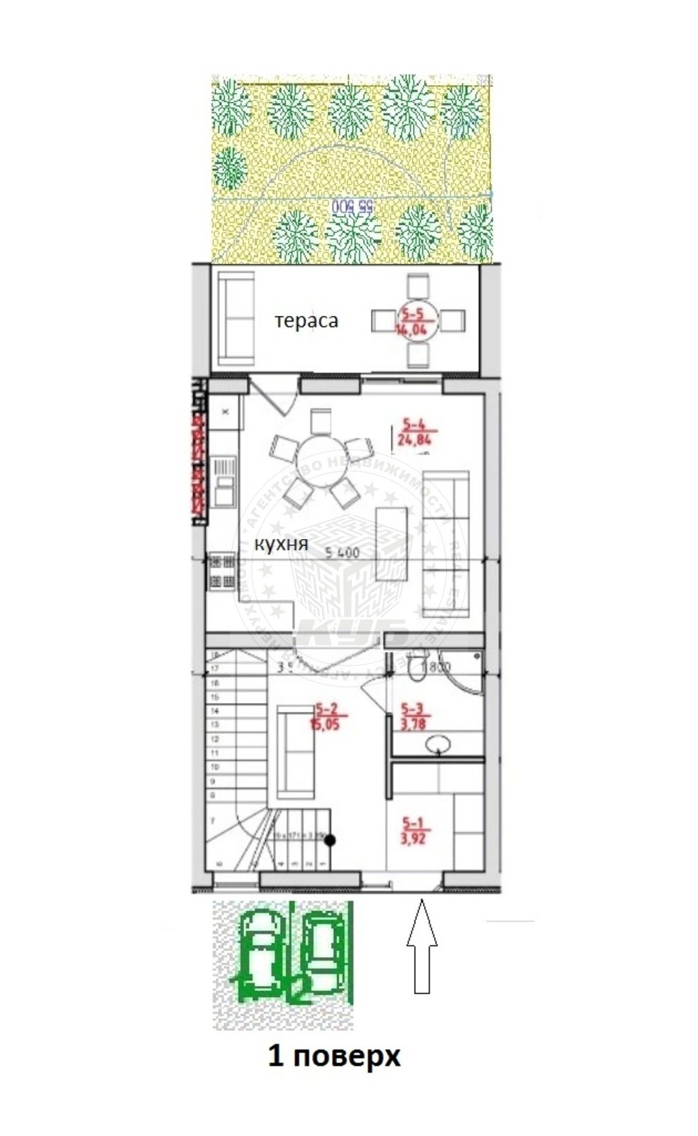 Продаж будинку 90 m², 2 поверхи. 14, Спаська вул., Білогородка. 