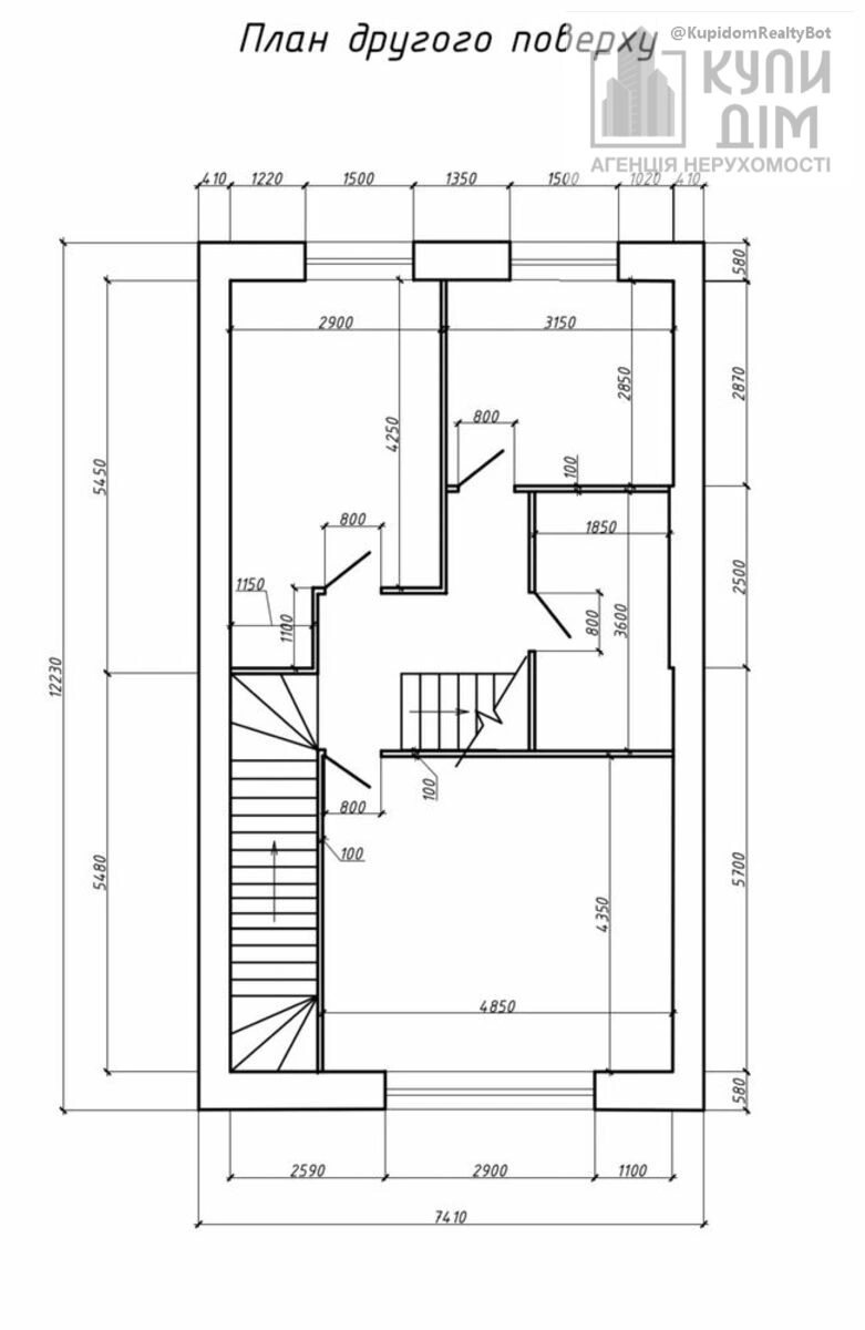 Продаж будинку 210 m², 2 поверхи. Подільський (ленінський), Кропивницький. 