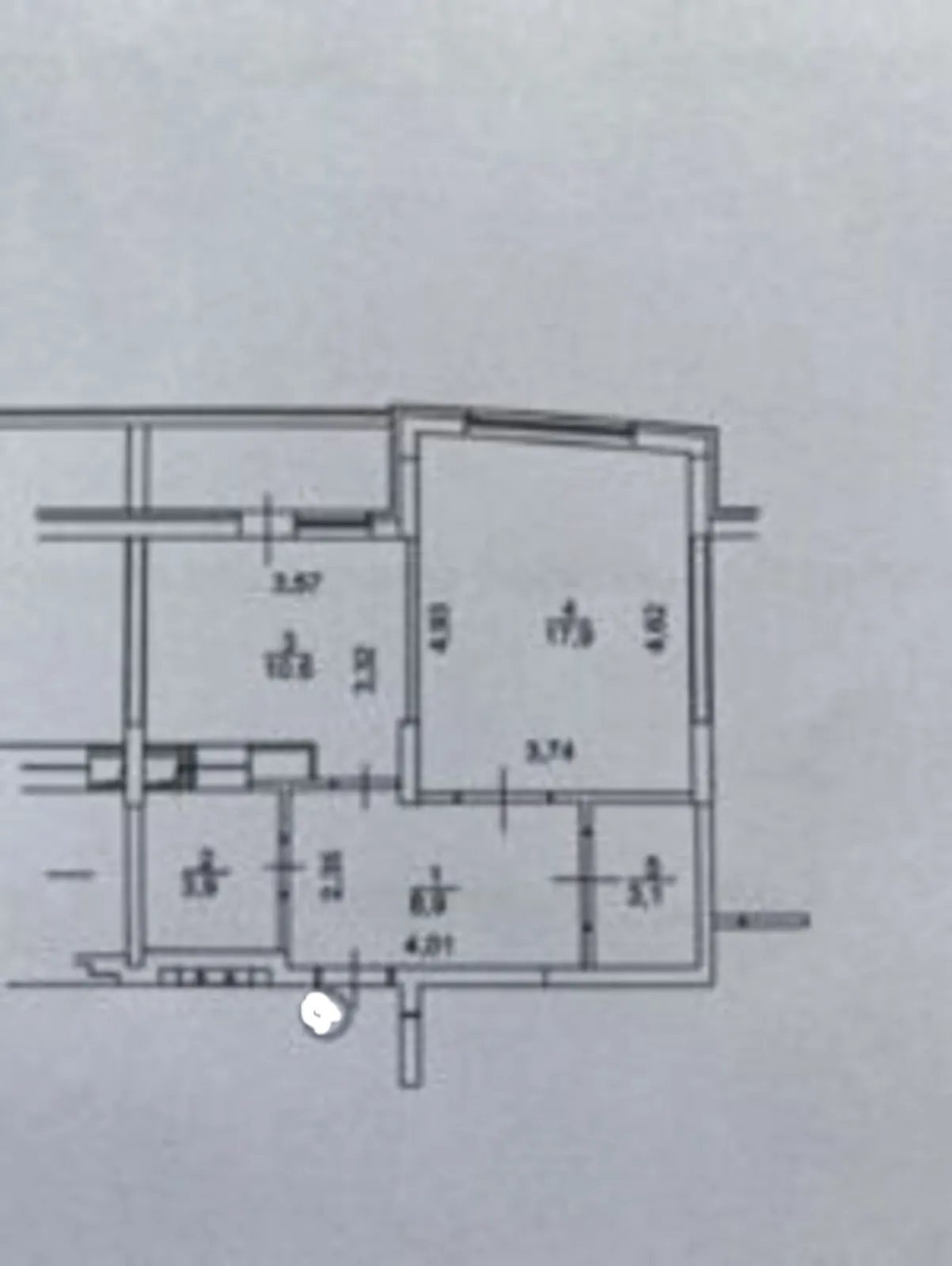 Продаж квартири. 1 room, 46 m², 10th floor/14 floors. 5, Південна , Вишневе. 