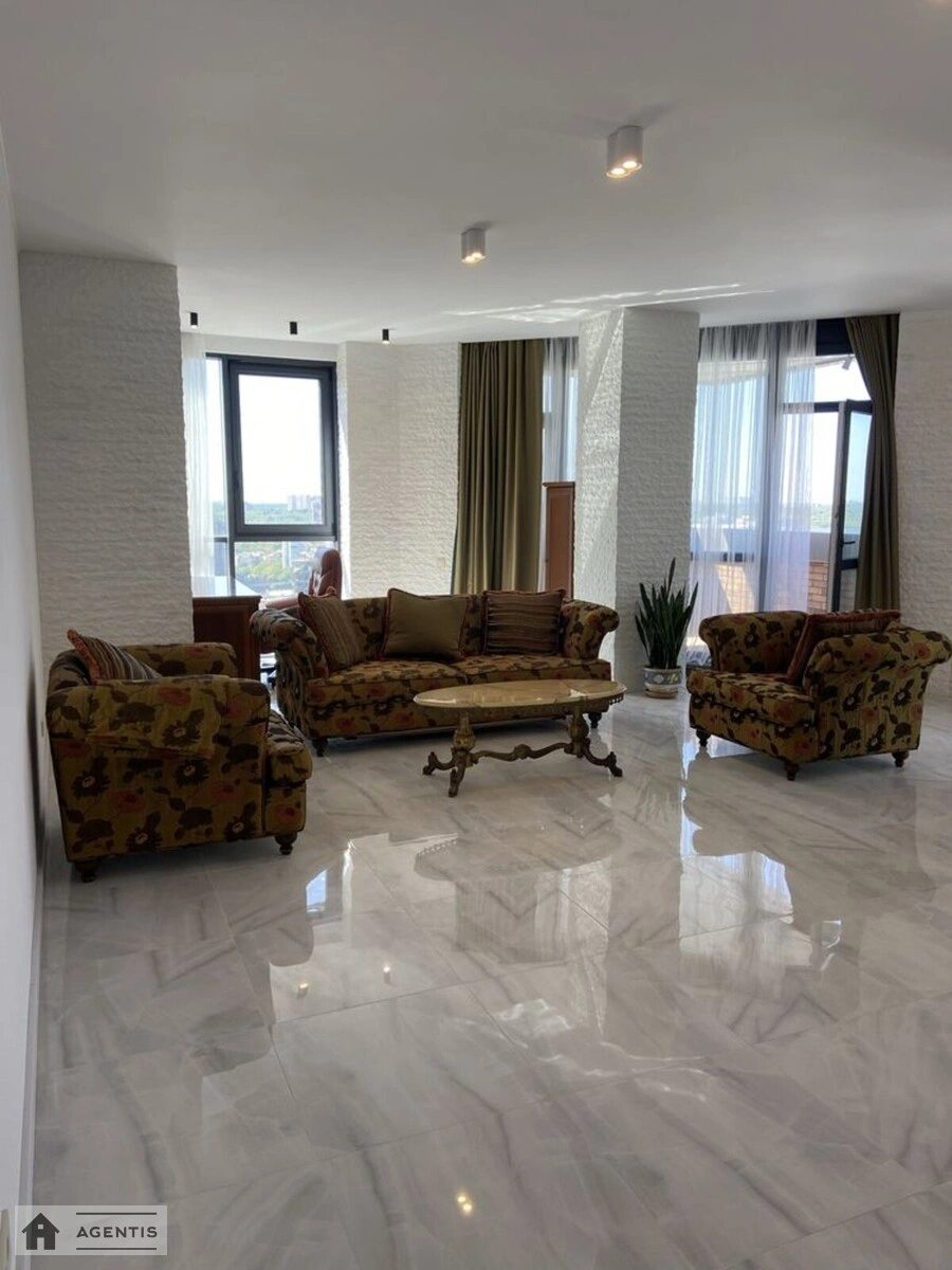 Apartment for rent. 3 rooms, 180 m², 28 floor/30 floors. Andriya Verkhohlyada vul. Mykhayla Drahomirova, Kyiv. 