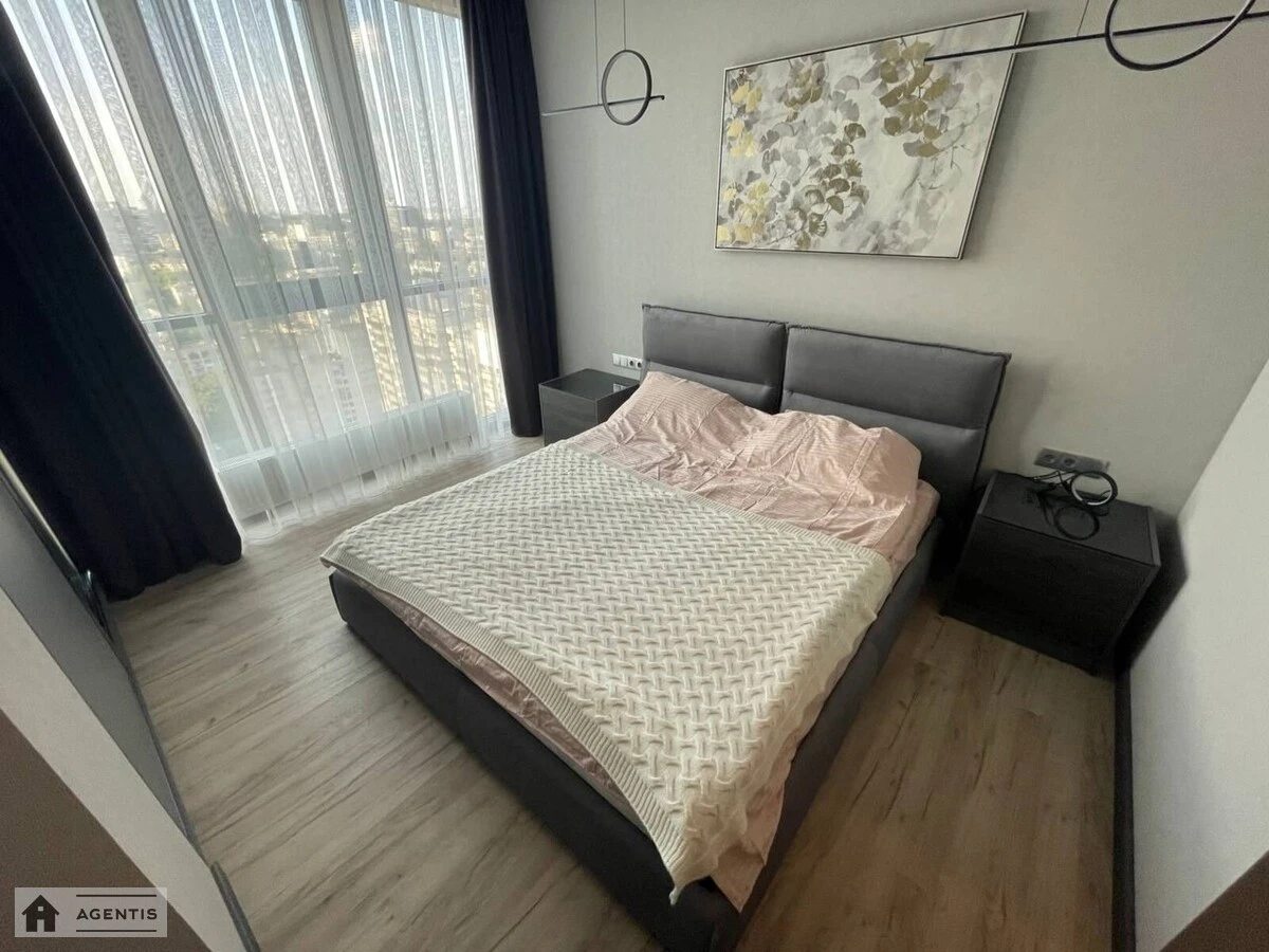 Apartment for rent 2 rooms, 56 m², 27th fl./30 floors. 14, Andriya Verkhohlyada vul. Mykhayla Drahomirova, Kyiv. 