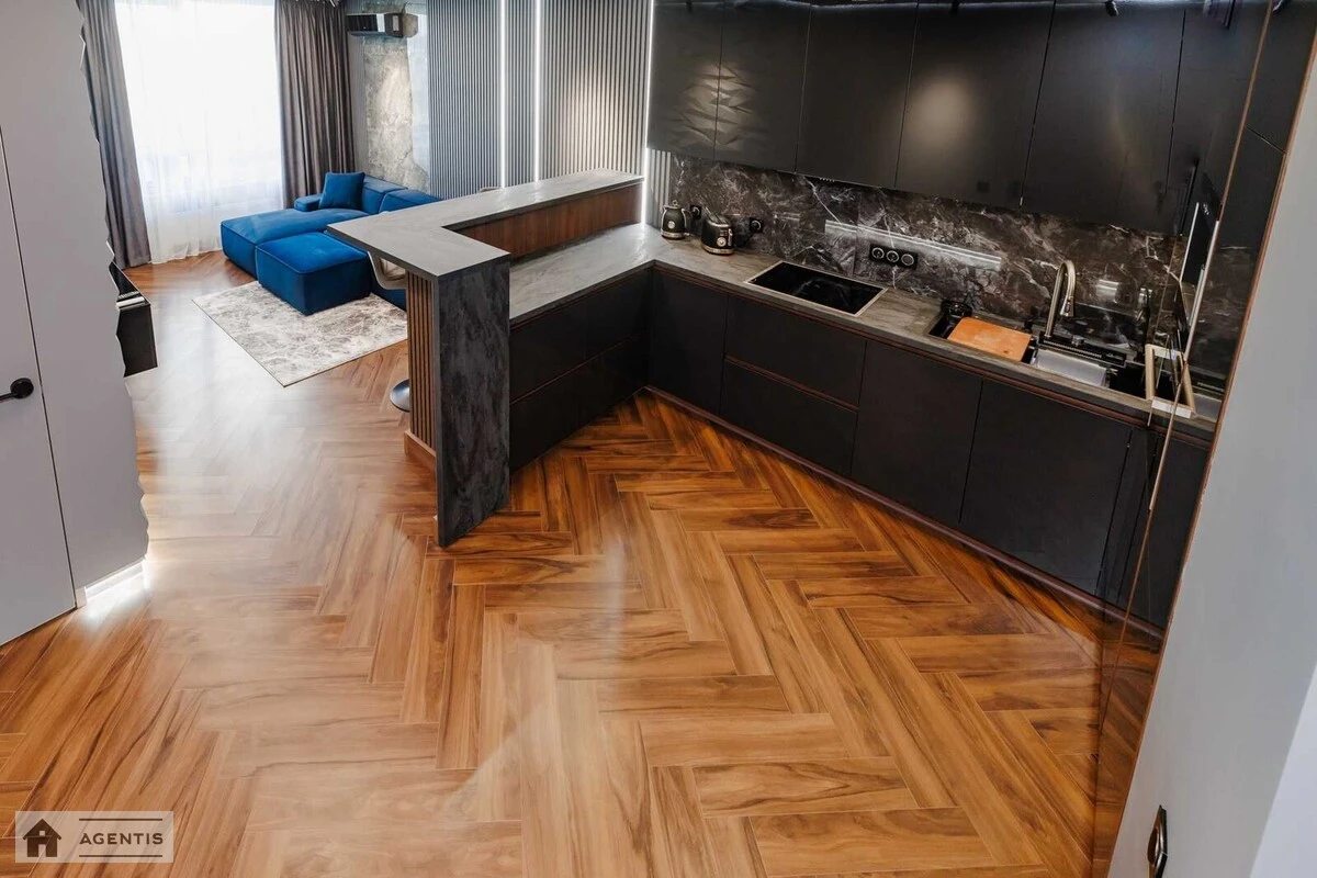 Apartment for rent. 1 room, 47 m², 19 floor/25 floors. Dniprovska embankment, Kyiv. 