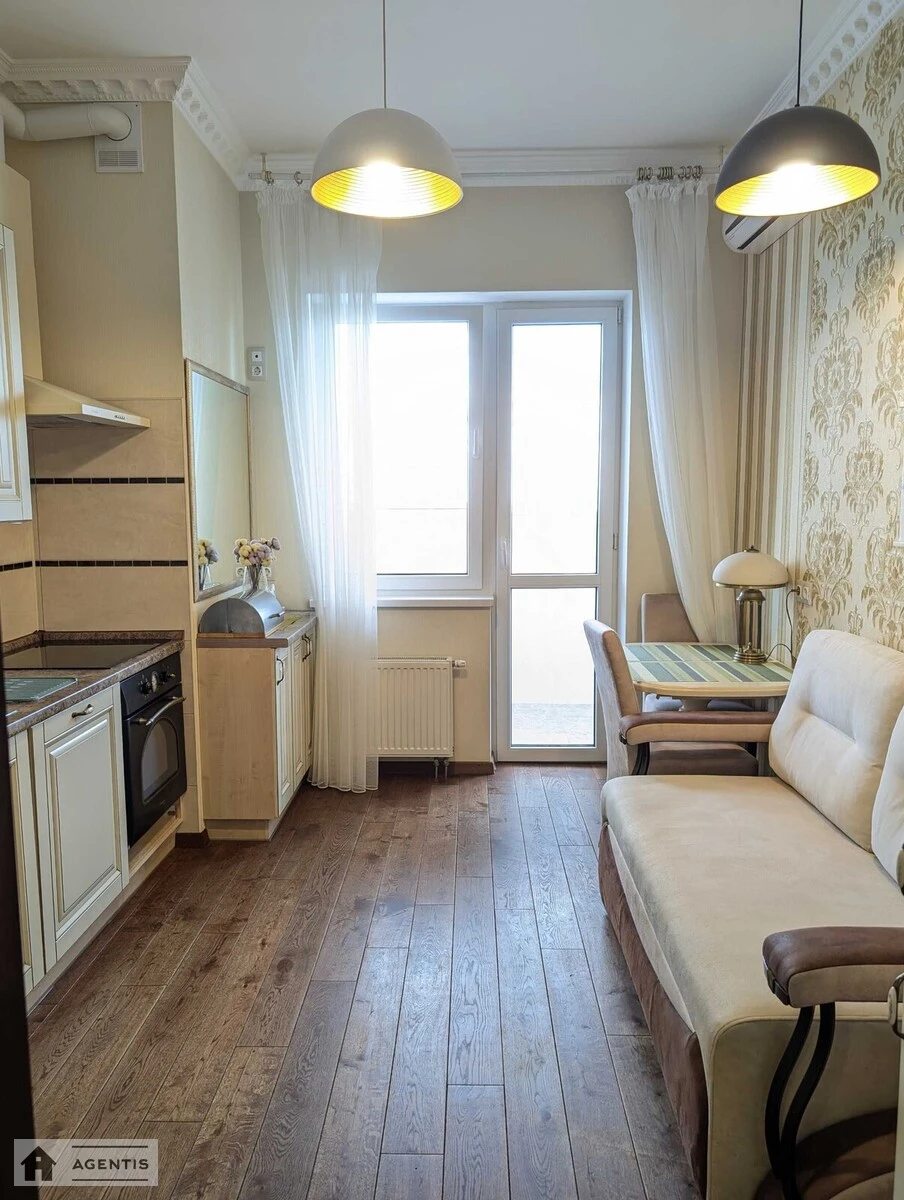 Apartment for rent. 1 room, 50 m², 19 floor/25 floors. 2, Andriya Verkhohlyada vul. Mykhayla Drahomirova, Kyiv. 