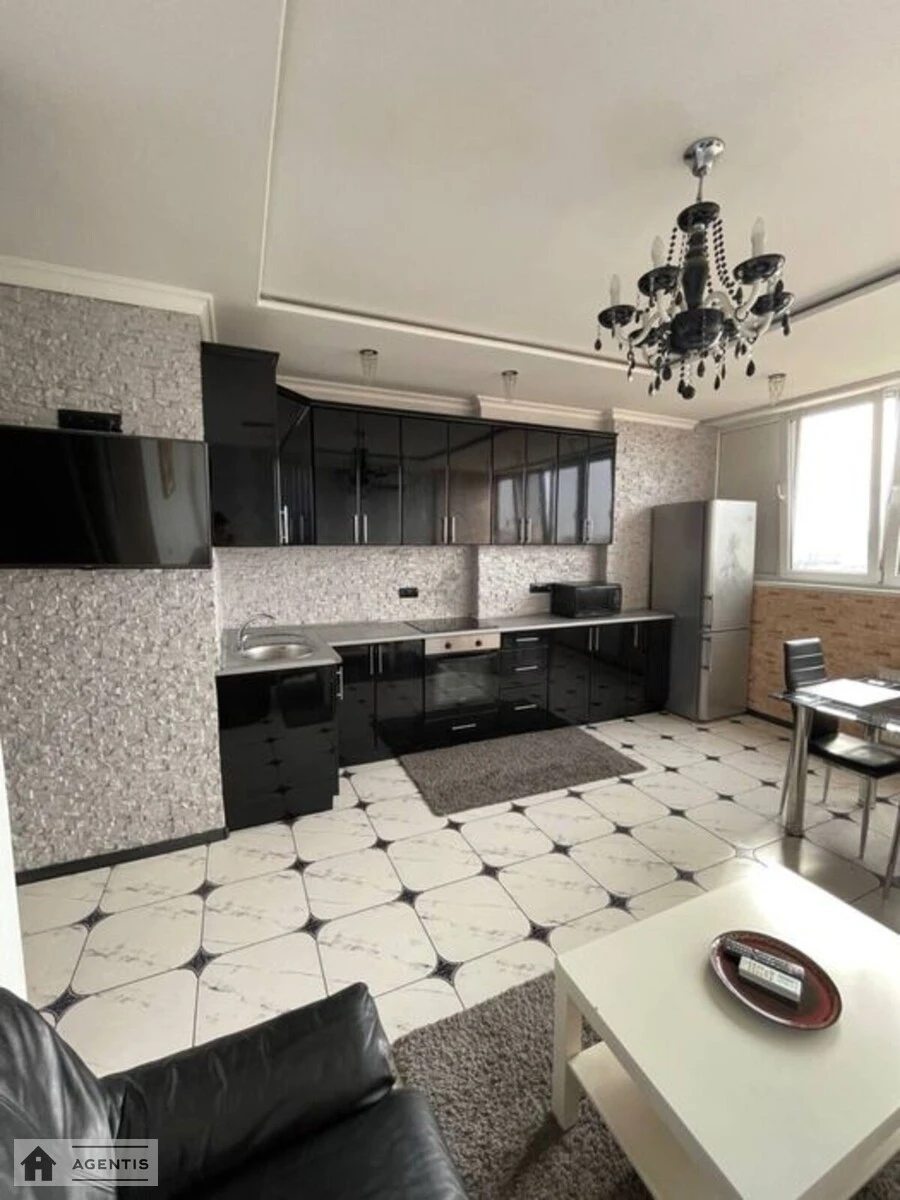 Apartment for rent. 1 room, 48 m², 22 floor/25 floors. 12, Nataliyi Uzhviy vul., Kyiv. 