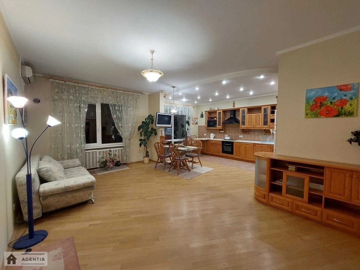 Apartment for rent. 3 rooms, 130 m², 12 floor/18 floors. 14, Sribnokilska 14, Kyiv. 