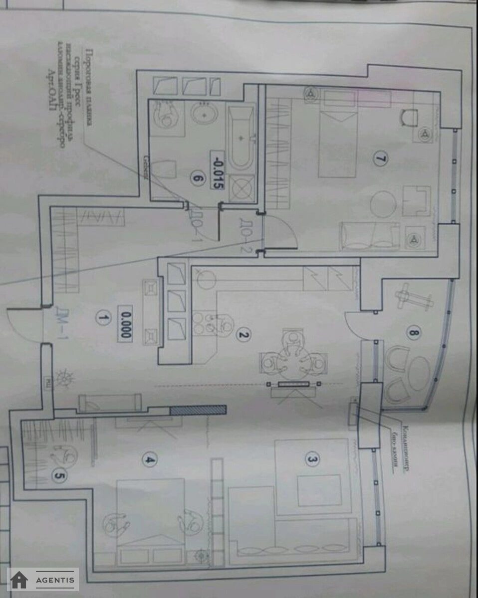 Здам квартиру. 2 rooms, 74 m², 19 floor/25 floors. 13, Голосіївська 13, Київ. 