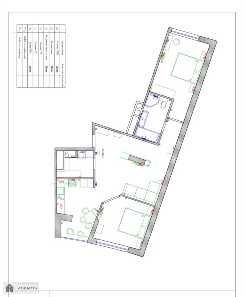 Сдам квартиру. 3 rooms, 82 m², 14 floor/20 floors. Володимира Івасюка просп. (Героїв Сталінграда), Киев. 