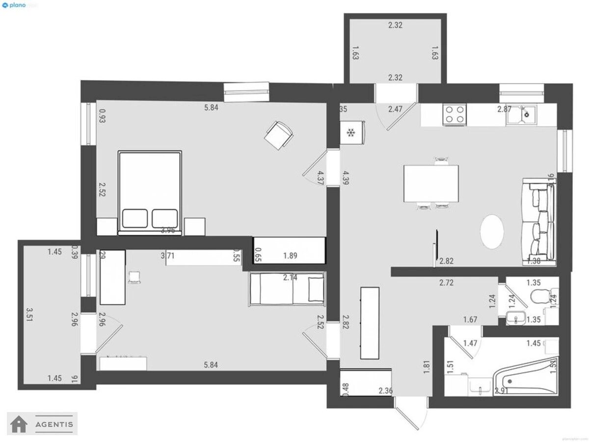 Сдам квартиру 3 комнаты, 78 m², 3 эт./4 этажа. Золотоворотская 4, Киев. 