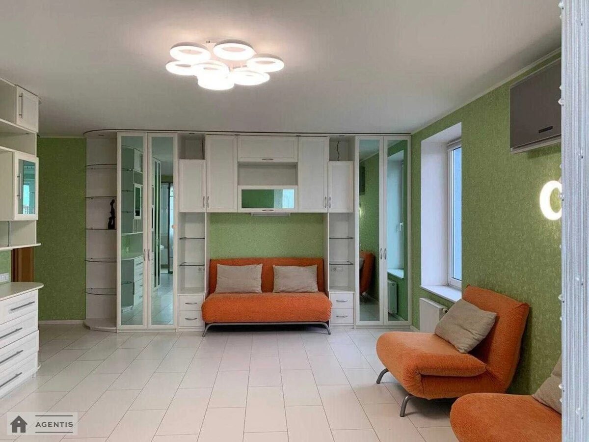 Apartment for rent. 1 room, 57 m², 17 floor/24 floors. 26, Dniprovska embankment 26, Kyiv. 