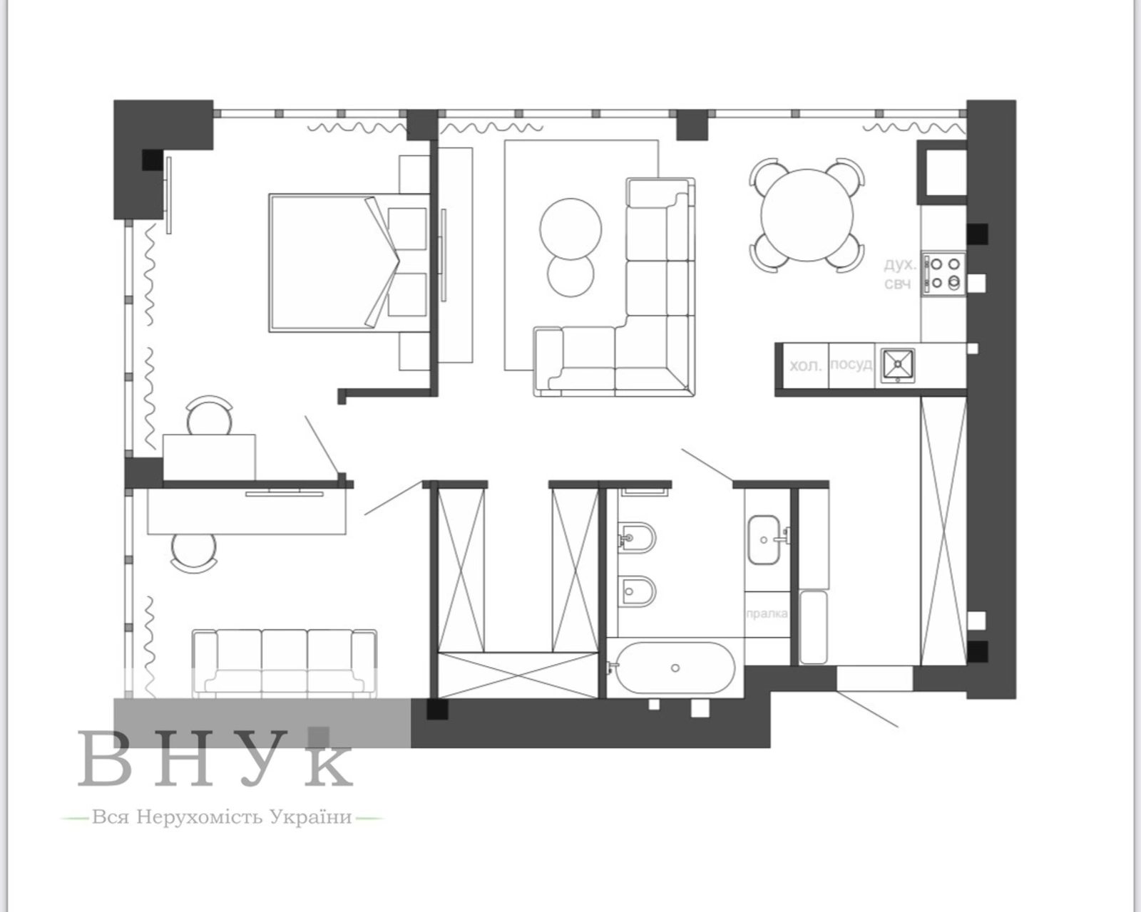 Продаж квартири 2 кімнати, 80 m², 11 пов./11 поверхів. Енергетична вул., Тернопіль. 