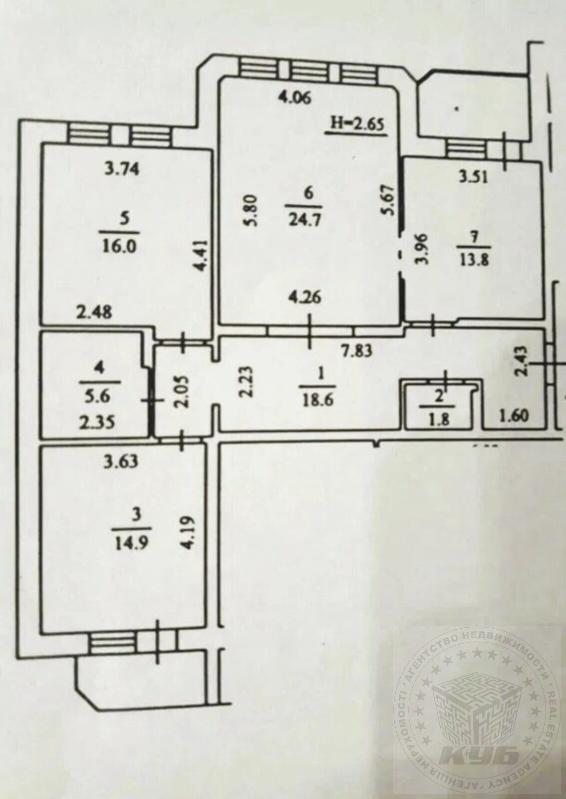 3-кімнатна, Леся Курбаса просп. 5 В, Святошинский.