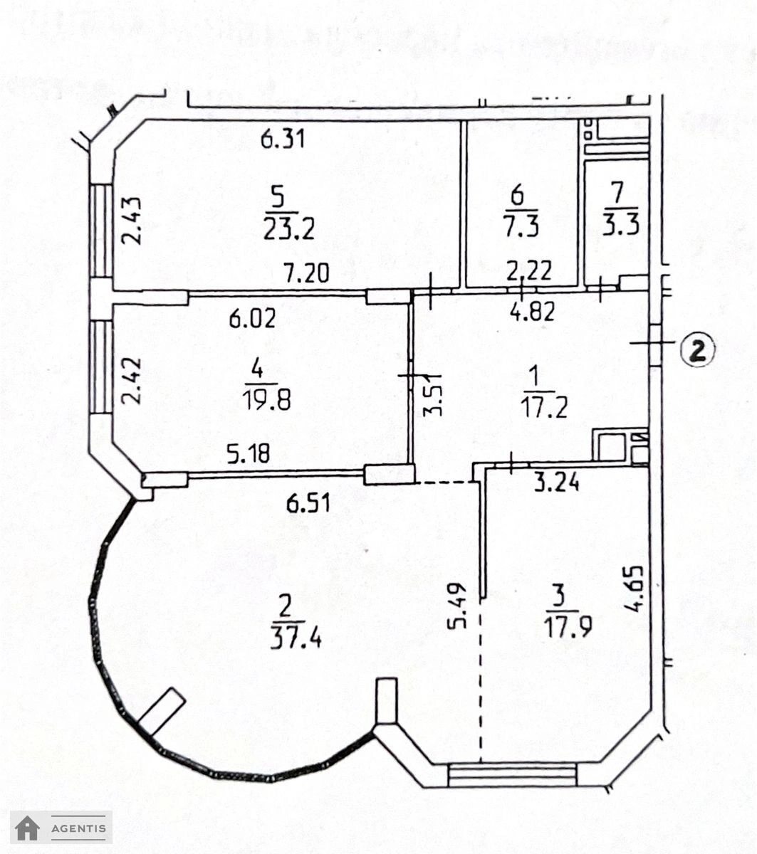 Сдам квартиру. 3 rooms, 130 m², 2nd floor/24 floors. 21, Левка Лукяненка вул. (Маршала Тимошенка), Киев. 