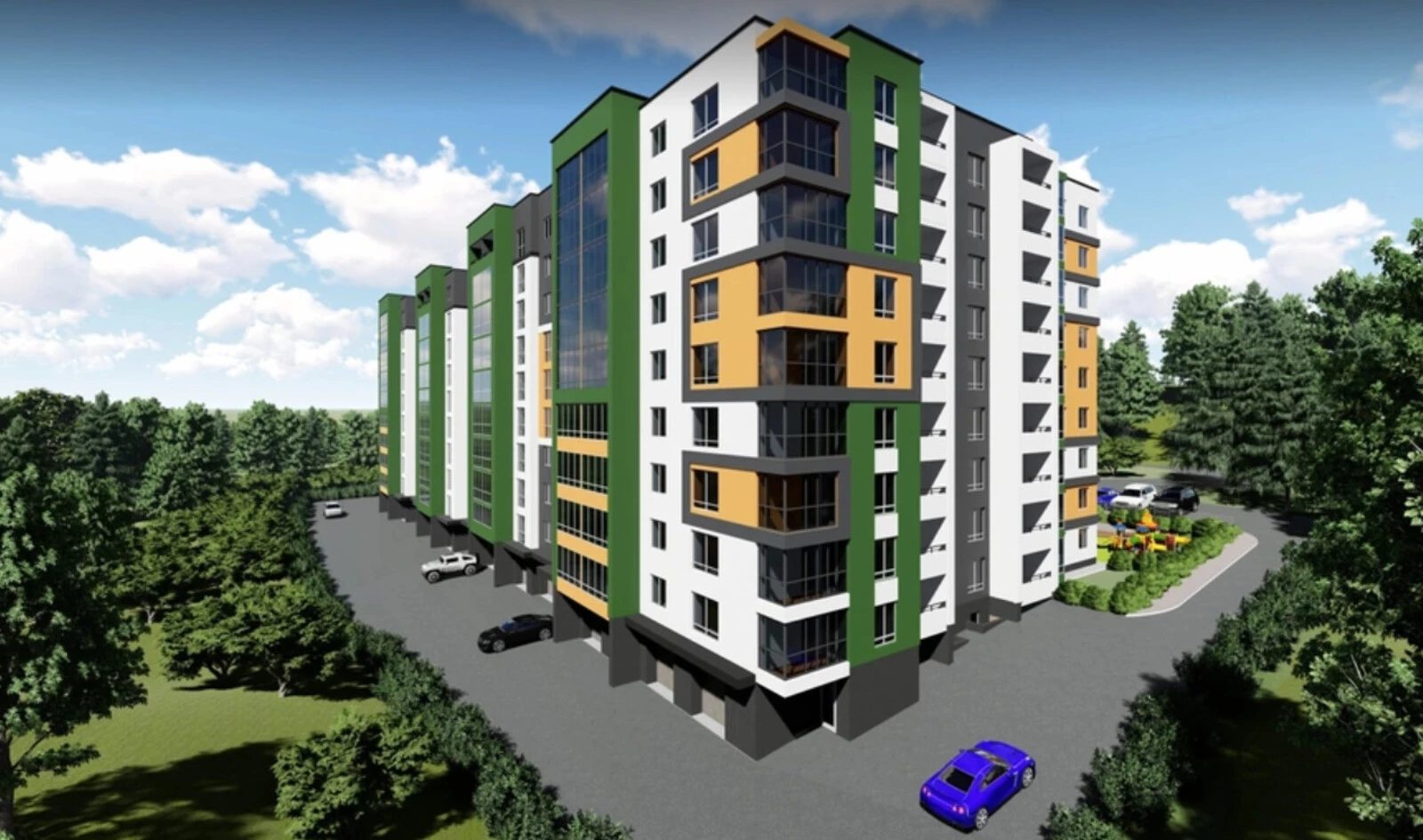 Продаж квартири. 1 room, 43 m², 5th floor/9 floors. Оболоня, Тернопіль. 