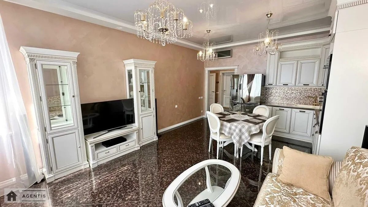 Сдам квартиру 2 комнаты, 60 m², 7 эт./23 этажа. 14, Днепровская набережная 14, Киев. 