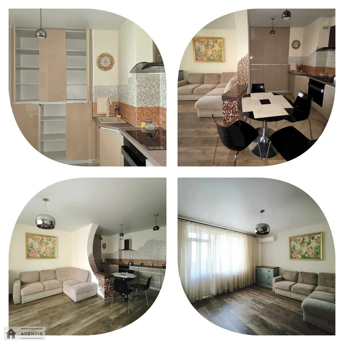 Apartment for rent 2 rooms, 71 m², 7th fl./23 floors. 19, Dniprovs'ka embankment 19, Kyiv. 