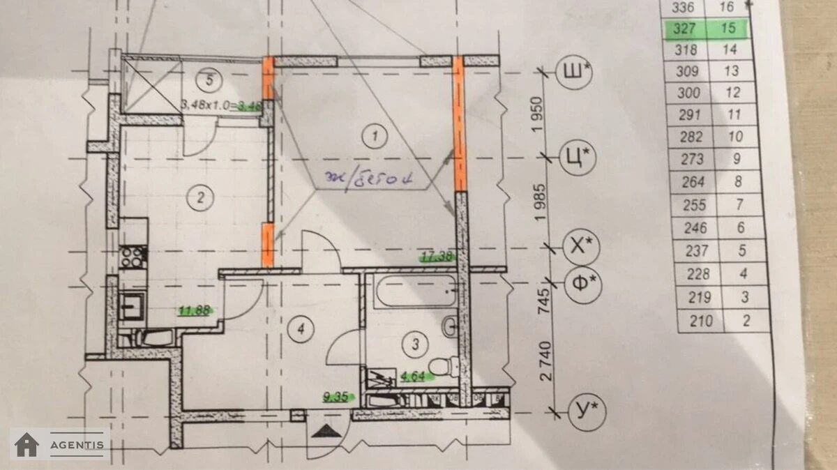 Здам квартиру 1 кімната, 47 m², 15 пов./25 поверхів. Петра Калнишевського вул. (Михайла Майорова), Київ. 