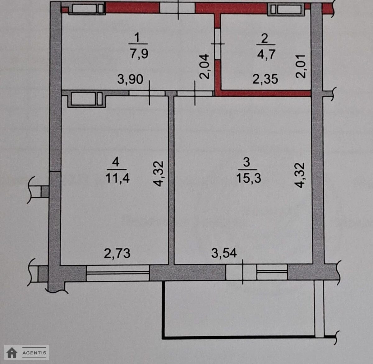 Apartment for rent 1 room, 40 m², 9th fl./16 floors. 148, Akademika Zabolotnoho vul., Kyiv. 