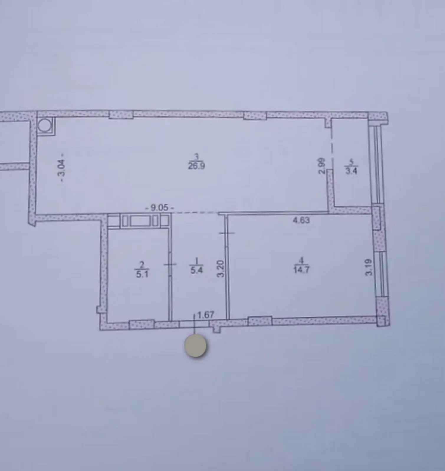 Продаж квартири 2 кімнати, 55 m², 9 пов./9 поверхів. Дружба, Тернопіль. 