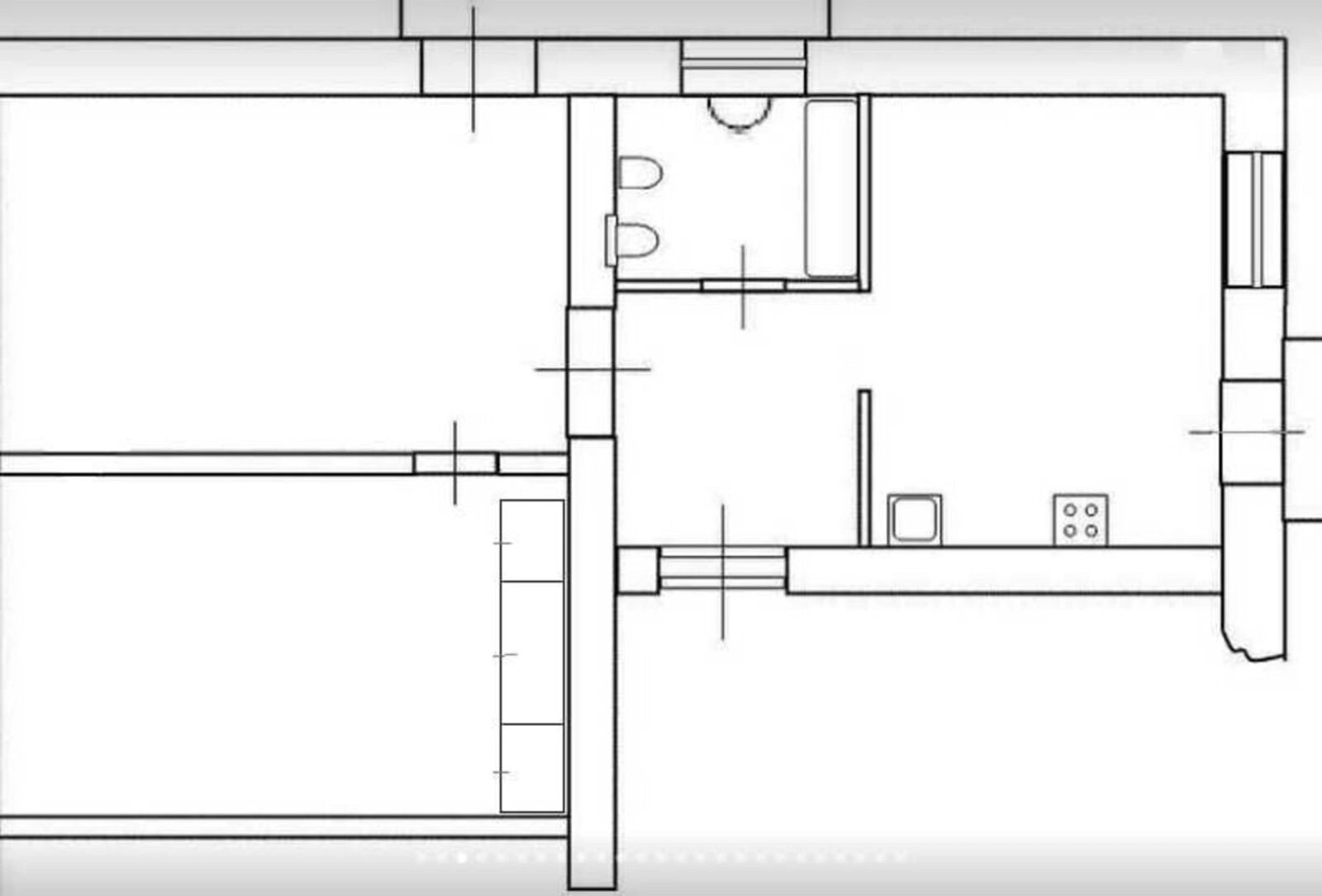 Здам квартиру 2 кімнати, 70 m², 6 пов./6 поверхів. 3, Банкова 3, Київ. 