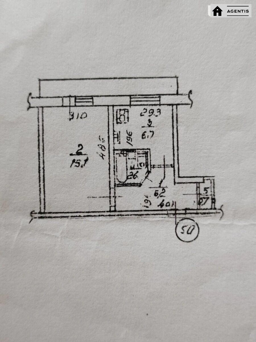 Сдам квартиру 1 комната, 32 m², 4 эт./9 этажей. Правды, Киев. 