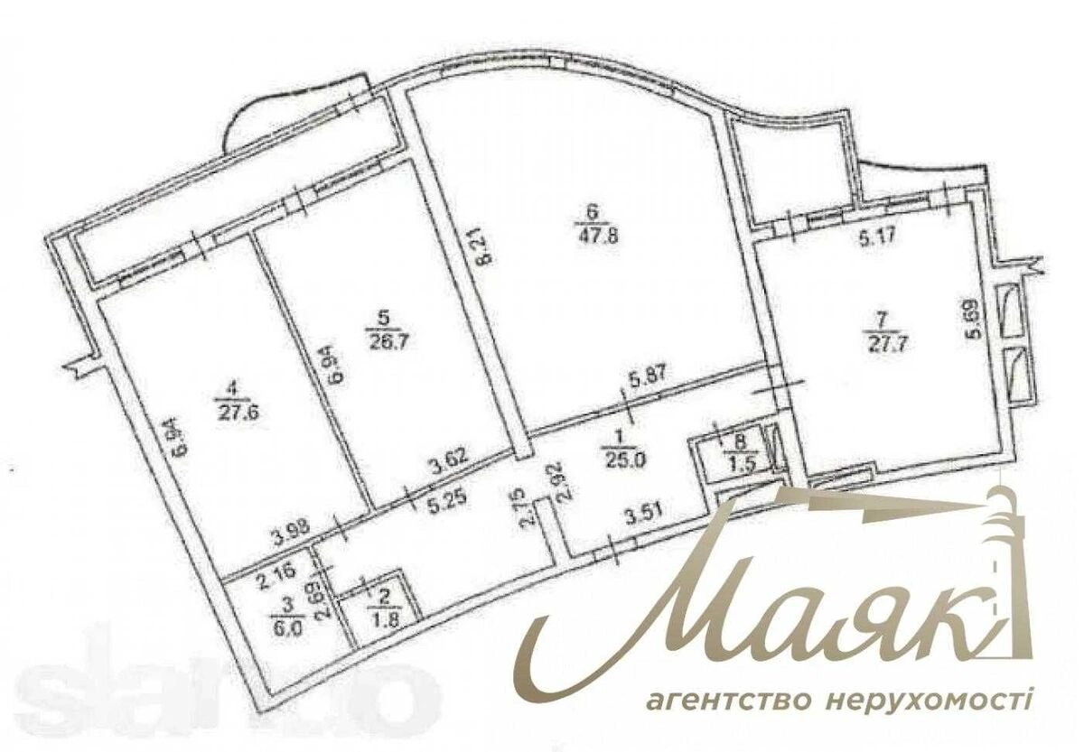 Здам квартиру. 3 rooms, 175 m², 9th floor/23 floors. Юрія Іллєнка вул. (Мельникова), Київ. 