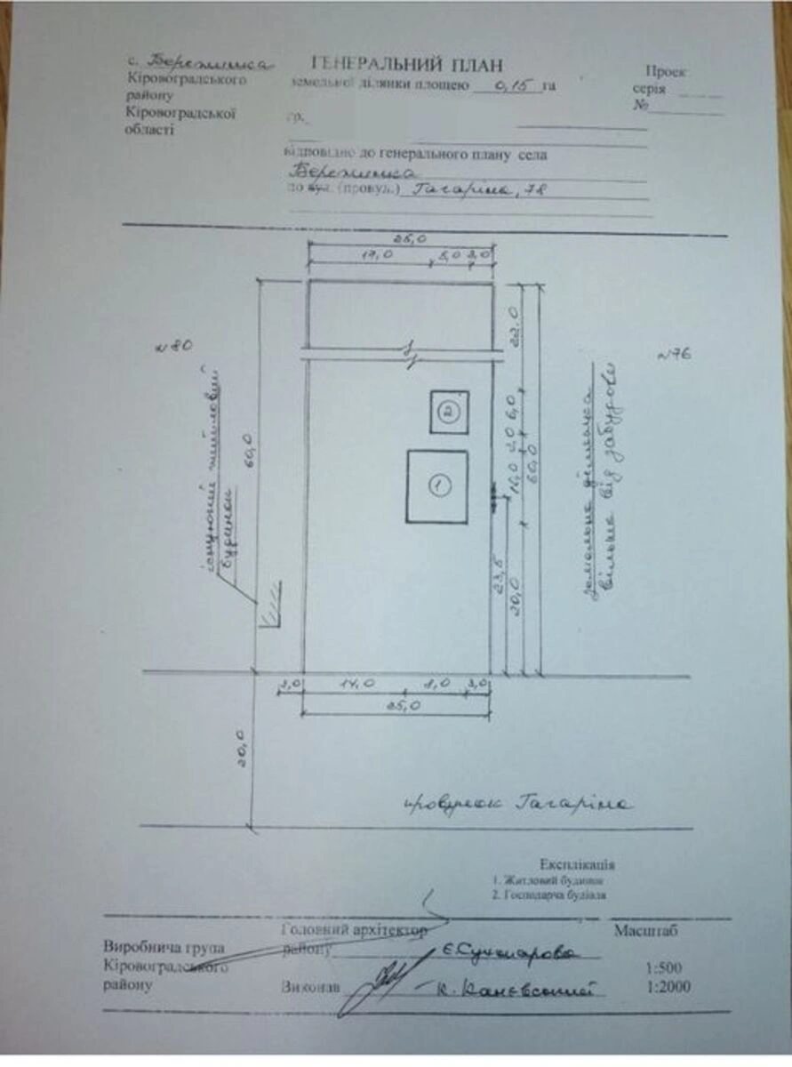 Продаж землі під житлову забудову. Передмiстя, Кропивницький. 