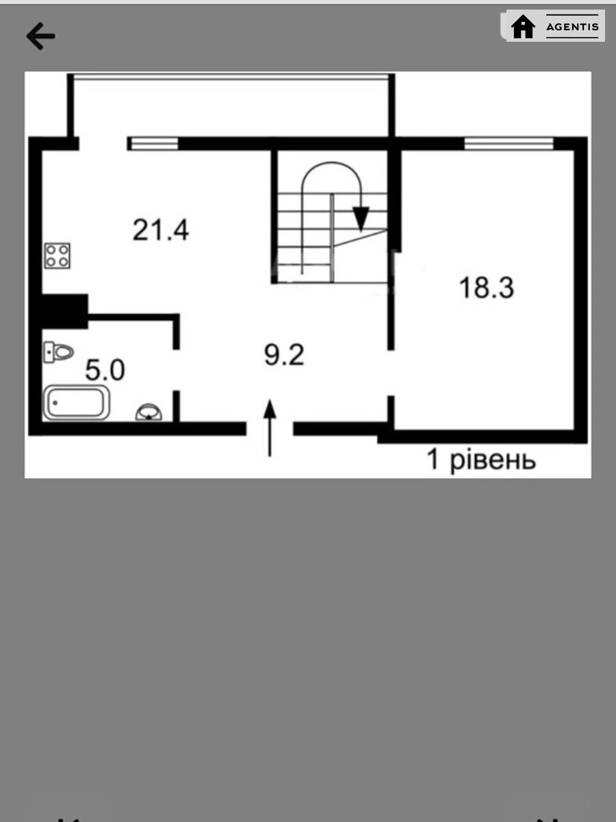 Apartment for rent. 3 rooms, 110 m², 7th floor/8 floors. 11, Degtyarna 11, Kyiv. 