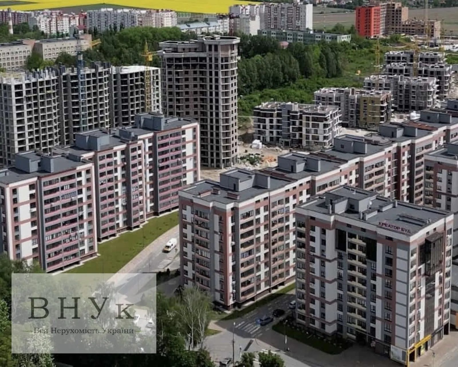 Apartments for sale 2 rooms, 61 m², 12th fl./16 floors. Pidvolochyske shose, Ternopil. 