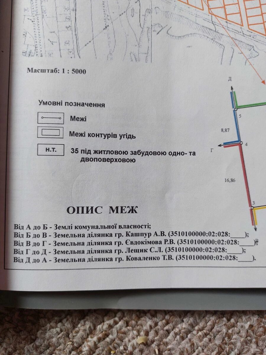 Продаж землі під житлову забудову. Передмiстя, Кропивницький. 