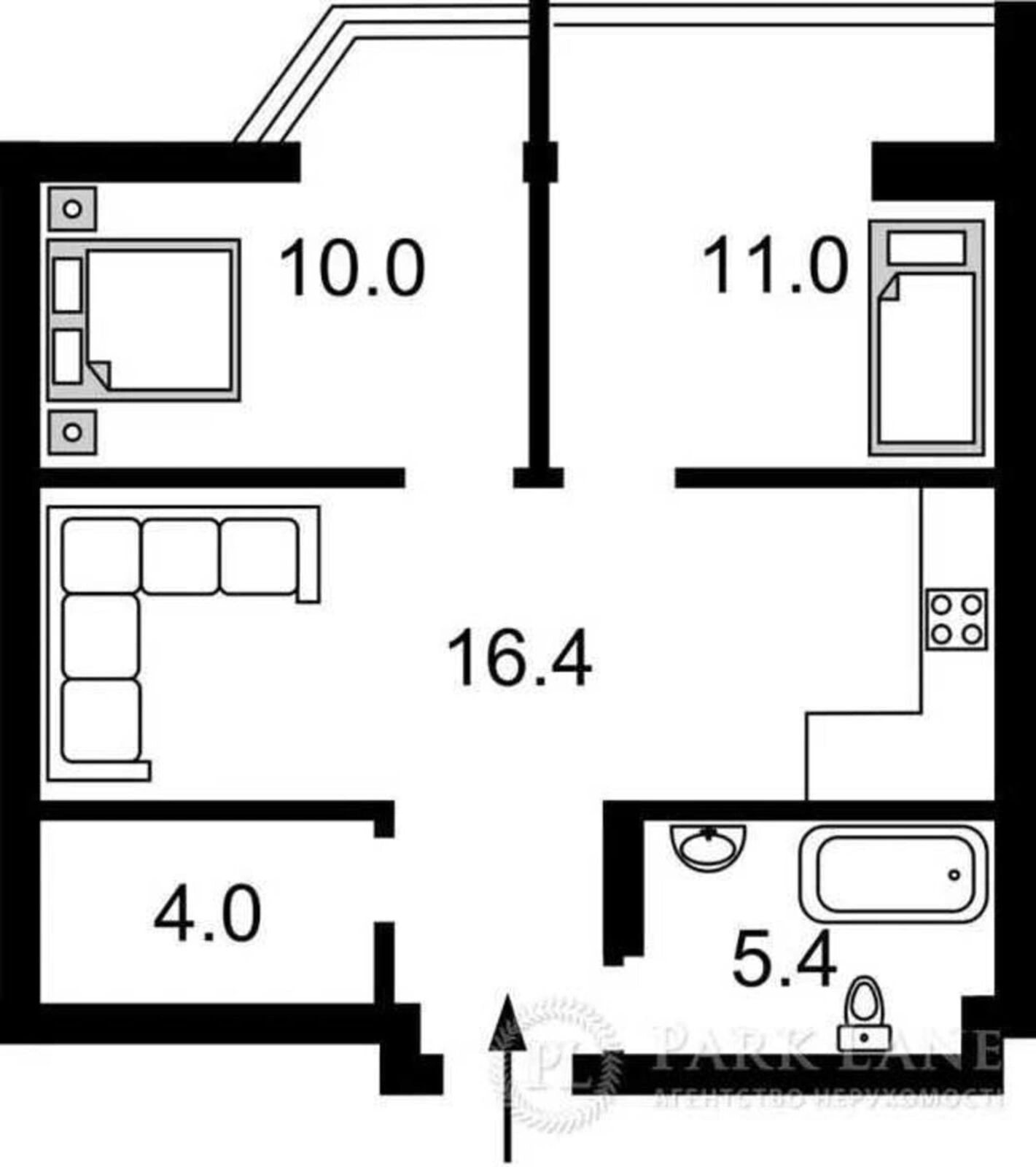 Продаж квартири 2 кімнати, 55 m², 16 пов./25 поверхів. 37, Митрополита Василя Липківського вул. (Урицького), Київ. 