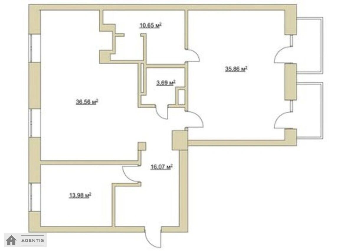 Сдам квартиру. 3 rooms, 125 m², 5th floor/7 floors. 19, Владимирская 19, Киев. 