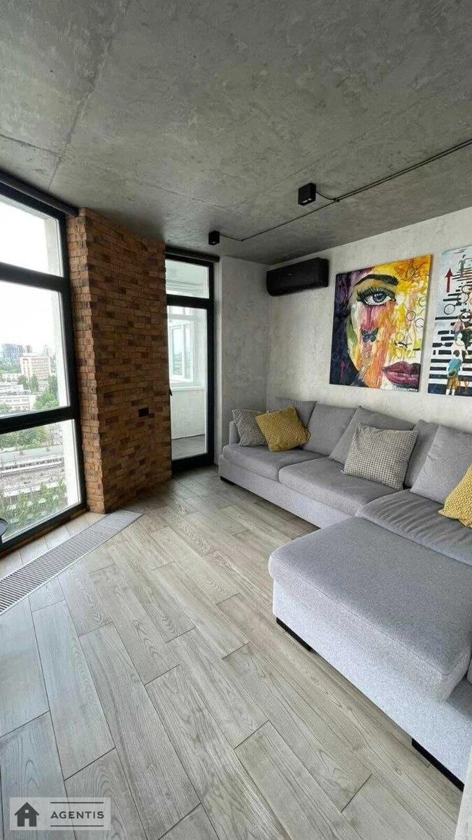 Apartment for rent. 1 room, 45 m², 23 floor/27 floors. 5, Rostyslavska vul. Marshala Rybalka, Kyiv. 