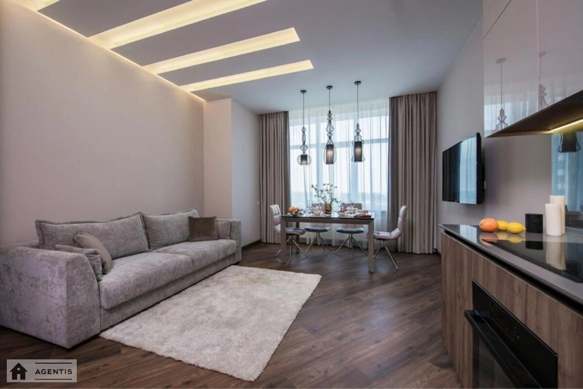 Apartment for rent. 3 rooms, 95 m², 21 floor/28 floors. 11, Andriya Verkhohlyada vul. Mykhayla Drahomirova, Kyiv. 