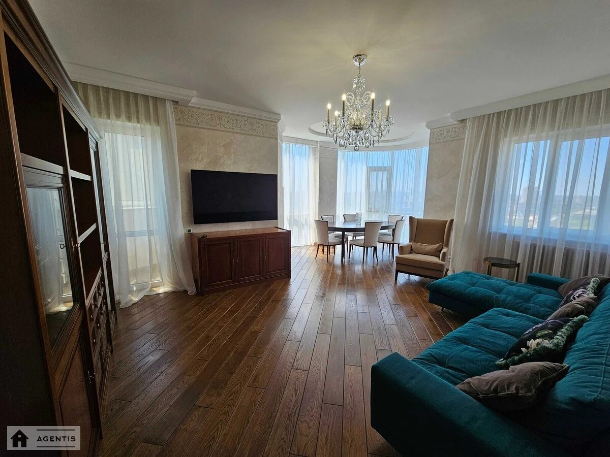 Apartment for rent. 4 rooms, 190 m², 14 floor/22 floors. 2, Andriya Verkhohlyada vul. Mykhayla Drahomirova, Kyiv. 