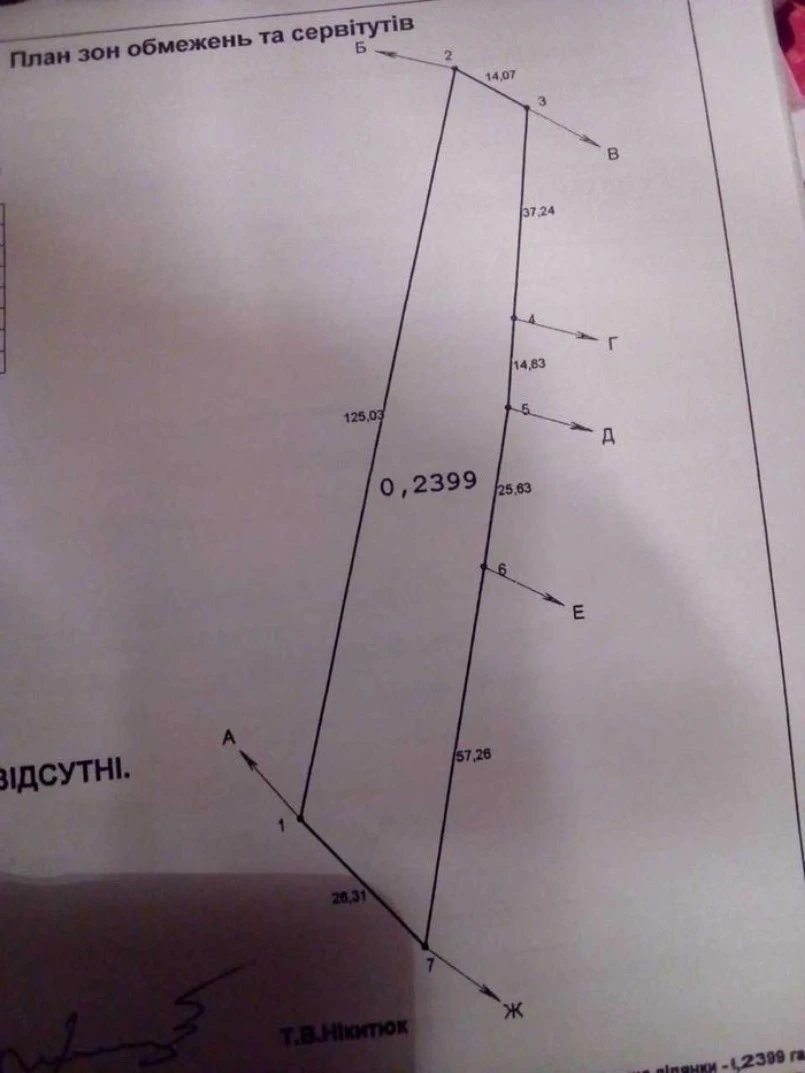 Земельна ділянка 0,25 га+ 0,24 га