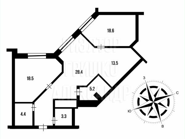 Продажа квартиры. 2 rooms, 92 m², 1st floor/7 floors. 8, Соборная, Бровары. 
