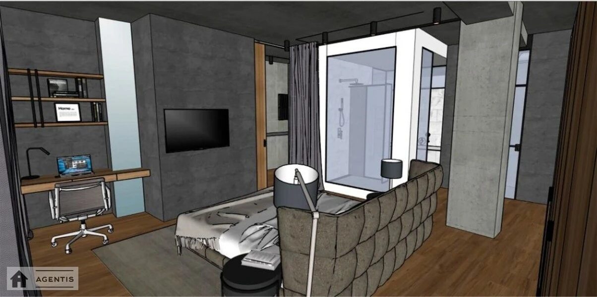 Apartment for rent. 2 rooms, 90 m², 3rd floor/12 floors. 43, Gogolivska 43, Kyiv. 