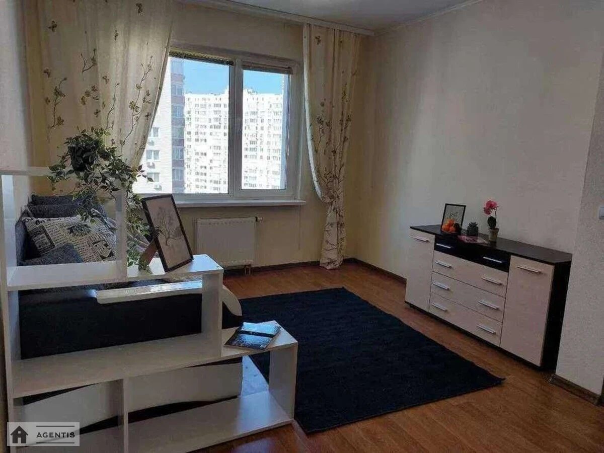 Apartment for rent. 1 room, 37 m², 19 floor/25 floors. 12, Borysa Hmyri vul., Kyiv. 