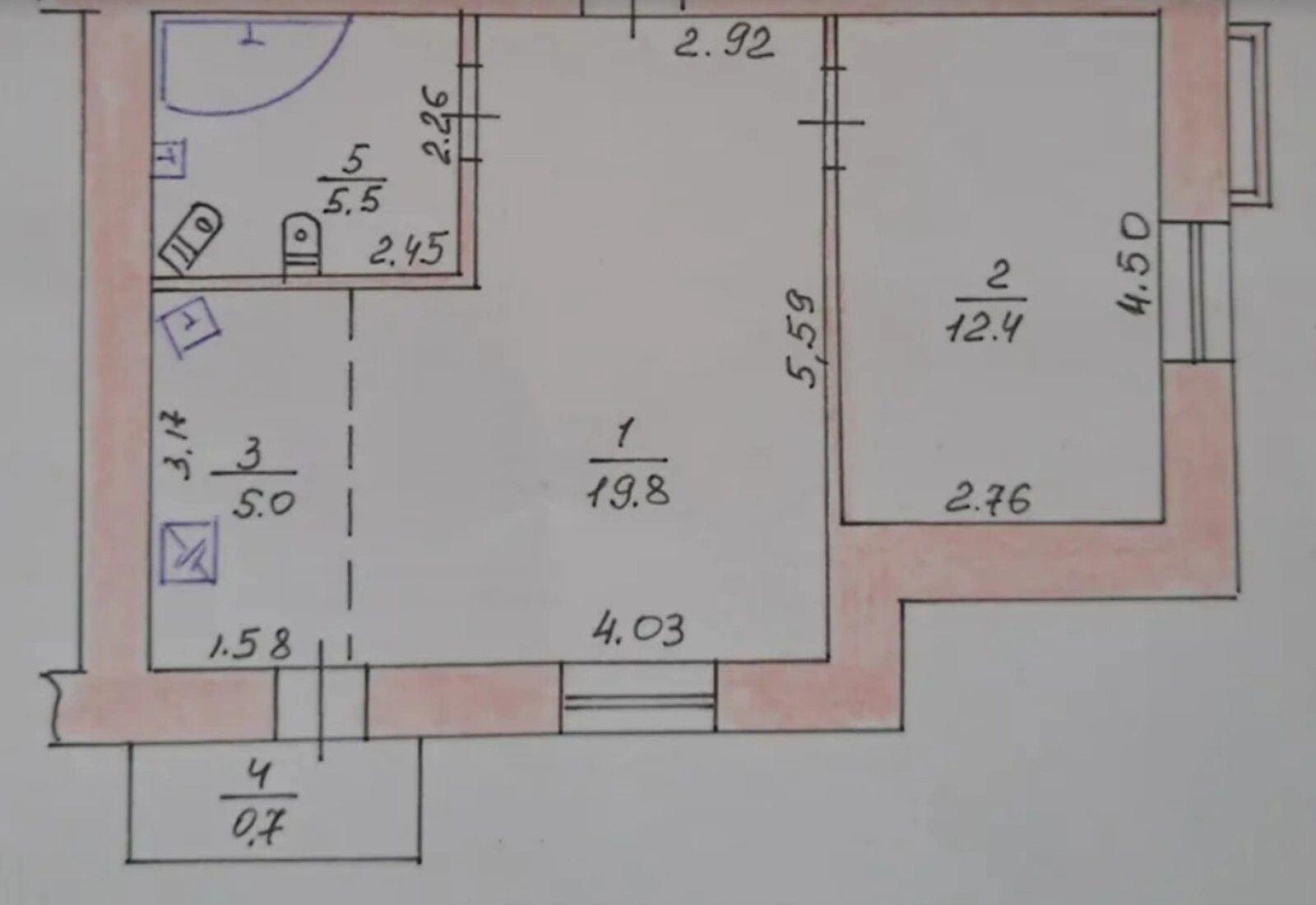 Продаж квартири. 2 rooms, 43 m², 3rd floor/10 floors. Дружба, Тернопіль. 